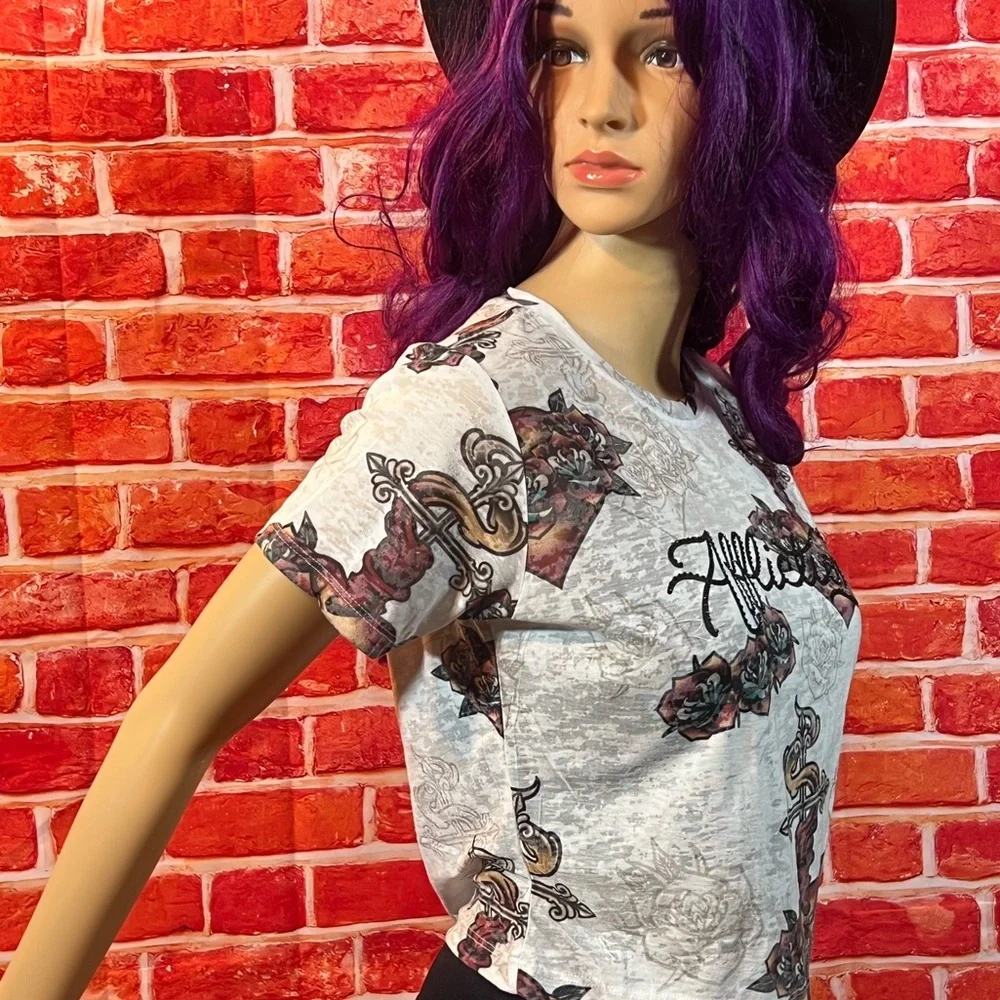 Affliction Women’s T-Shirt - Picture 9 of 13